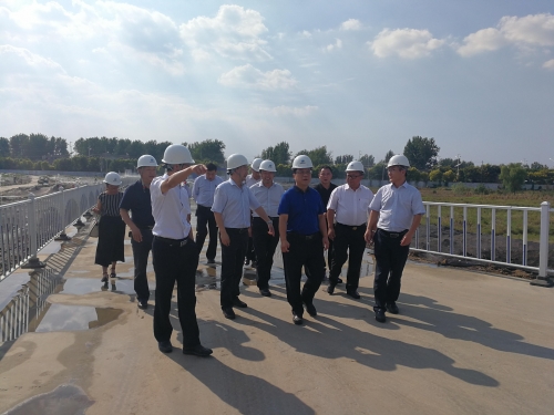 【领导关怀】安徽灵璧县政府莅临尊龙凯时ag集团灵璧县公共设施PPP项目观摩指导