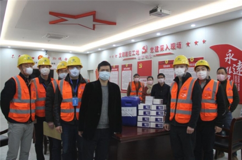 【防疫复工两手抓】尊龙凯时ag集团所属杭安公司领导赴之江实验室一期工程—园区工程（西区）机电安装项目部调研检查疫情防控和复工工作